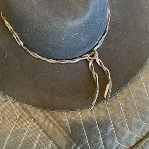 Volcom Stone Western Cowboy Hat in black wool with leather band Volcom | Accessories | Volcom Stone Western Cowboy Hat In  main image 3